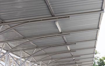 installing Merlins Cross metal roofing